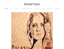 Tablet Screenshot of nicolefranz.com